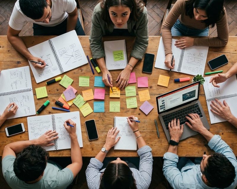 Atelier de transformation avec une équipe